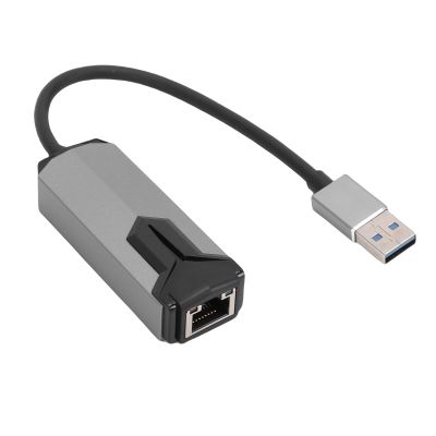 ciciglow 2.5G Ethernet Adapter, USB A to Ethernet Adapter RJ45 Gigabit LAN Network Converter with Aluminum Alloy Casing, for Laptop Desktop PC
