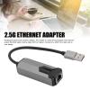 ciciglow 2.5G Ethernet Adapter, USB A to Ethernet Adapter RJ45 Gigabit LAN Network Converter with Aluminum Alloy Casing, for Laptop Desktop PC view 3