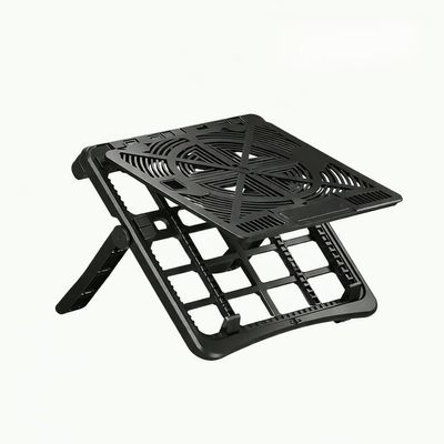 Adjustable Laptop Stand for Desk, Foldable Aluminum Laptop Riser, Ergonomic Ventilated Cooling Notebook Stand, Portable Metal Computer Holder for 1015.6 Inch Laptops