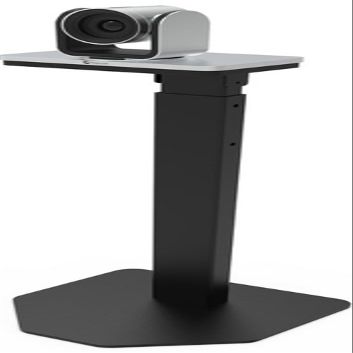 AVTEQ Camera-Stand-PTZ Camera Floor Stand; Black Powder Coat Finish; Designed for Any Cam with a 1/4-20 Screw On The Bottom of The Cam; Adjustable from 25-42"; 100% Solid Steel Construction