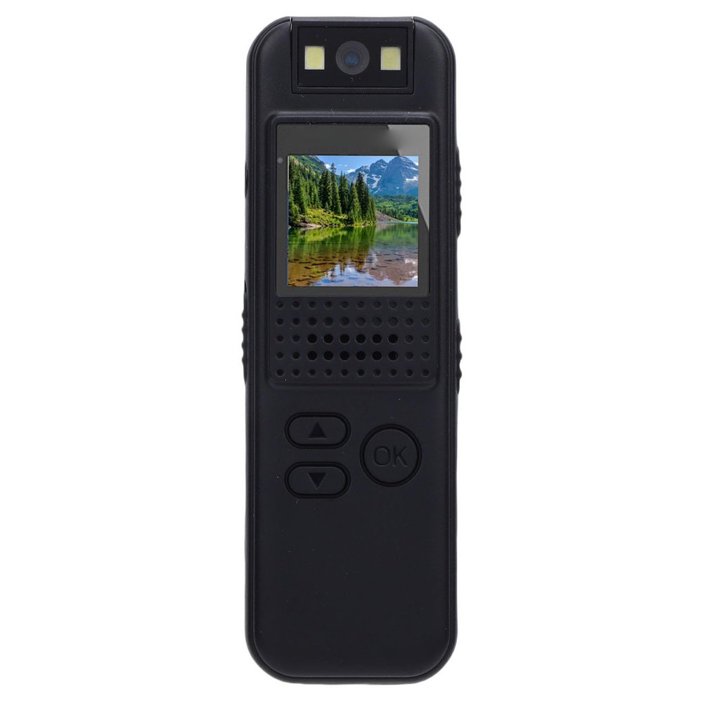 Cryfokt 1080P Body Cam, Video Recorder 180 Degree Adjustable Lens, Support 256GB Memory Card, Fast Transfer, Magnetic Mounting, Automatic Power Save, Compact Size with Lithium Ion