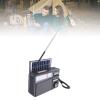 PUSOKEI Portable Radio AM FM SW Bluetooth, Retro Emergency Radios with Best Reception, Solar/USB Rechargeable, Support TF Card/USB Playing, Emergency Radio for Home, Camping (Black) view 4
