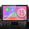 Junsun 8 Core Android 13 Car Radio Stereo for Chevy Chevrolet Silverado 2007-2013 Tahoe Equinox GMC Sierra Yukon 2+32GB with CarPlay Android Auto Bluetooth GPS Navigation view 1