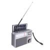 PUSOKEI Portable Radio AM FM SW Bluetooth, Retro Emergency Radios with Best Reception, Solar/USB Rechargeable, Support TF Card/USB Playing, Emergency Radio for Home, Camping (Grey) view 1