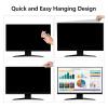 ciciglow Laptop Privacy Screen, Anti Blue Light Glare Film for Notebook Laptop with 16:9 Aspect Ratio, Removable Computer Privacy Filter Screen Protector (14.1in) view 4