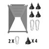 Starlink Mini Suction Cup Mount Accessories, for Starlink Mini Suction Cup Fixed Mounting on Windows, Sunroofs,RVs, Boats, and Road Trips (Grey) view 2