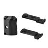 Ergonomic ABS Rabbit Cage Shutter Grip for DJI Action 3/4/5 PRO Camera Magnetic Quick-Release Street Photography Handle Essential Accessory with Adjustable Shutter Buttons and Top Cold Shoe (Black) view 1