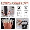 Zosgrew 5 PCS Automotive Ground Straps, 10/13 Inch Pure Copper Braided Engine Ground Strap, Flexible Tensile-Resistant Grounding Cable Straps, Universa for Most Vehicles (Gold) view 4