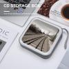 FekiLoot Train Track CD Case 40 Capacity DVD Case Holder Portable Zipper CD Cases Holder Large Storage Disc Wallet Bag Hard Plastic DVD Cases for Car Home Travel view 4