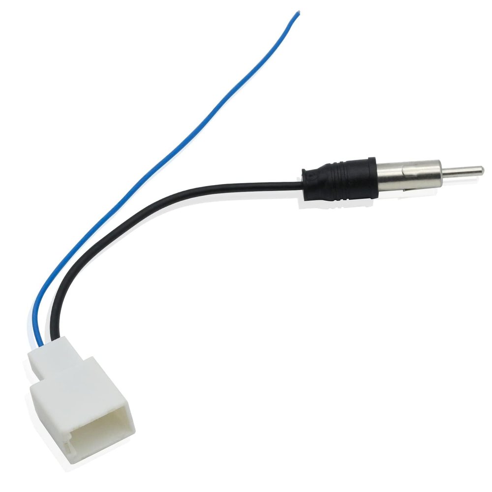 HUGJEPTTY Radio Antenna Adapter Wire Harness with Amplifierfor 2009-Up Toyota 4Runner Tacoma Corolla Camry RAV4 Highlander Prius Sienna Yaris/Lexus/Subaru/Scionfor Metra 40-lx11 Antenna Adapter