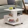Bedroom Bedside Table Storage Cabinet Table Wood Nightstand Side Storage Bedside End Table Small Nightstand for Living Room Sofa view 2