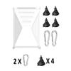 Starlink Mini Suction Cup Mount Accessories, for Starlink Mini Suction Cup Fixed Mounting on Windows, Sunroofs,RVs, Boats, and Road Trips (White) view 2