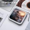 FekiLoot Sunrise Over Hamnoy CD Case 40 Capacity DVD Case Holder Portable Zipper CD Cases Holder Large Storage Disc Wallet Bag Hard Plastic DVD Cases for Car Home Travel view 4