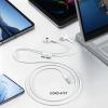 2 Pack Wired Earbuds with 3.5mm AUX Plug Headphones,Earphones with Microphone, Corded for 3.5mm Jack Ear Buds for iPhone, Samsung, Computer, Laptop, School Students, Women, Small Ear view 4