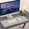 Heated Desk Pad with 5-Level Adjustable Heat, Large Heated Mouse Pad with Digital Display, Extended Warm Desk Mat for Office, Home, Keyboard, Auto Shut-Off(Light Blue,80cm/31.4in) view 3