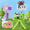 Kids Camera ToyStereoscopic Silicone Cartoon High-Definition Dual Camera with Bracket -2.4-Inch Screen 4800w Multifunctional Digital Camera - Supports Cardless Shooting (Blue Rabbit) view 2