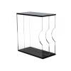 WANGHAI2024M CD Storage Rack Double Compartment Vinyl Record Storage Rack, Table Acrylic CD Album Display Shelf view 1