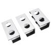 Mtlavishness Under Desk Laptop Mount Aluminum Alloy Metal Shelf Device Holder with Anti Scratch Silicone for Laptop Tv Box Silver (Silver) view 3