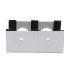 Mtlavishness Under Desk Laptop Mount Aluminum Alloy Metal Shelf Device Holder with Anti Scratch Silicone for Laptop Tv Box Silver (Silver) view 4