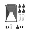 Starlink Mini Suction Cup Mount Accessories, for Starlink Mini Suction Cup Fixed Mounting on Windows, Sunroofs,RVs, Boats, and Road Trips (Black) view 2