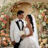 12X8ft Flower Wall Backdrops Arch Pregnant Wedding Party Supplies Valentine's Day Mother's Day Event Bridal Shower, Baby Shower Banner Photo Shoot Portrait Photo Background view 2