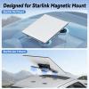 4PCS Starlink Mini/Gen 3 Magnetic Mount Plates, Adhesive Metal Plate Magnetic Pads for Satellite Dish Magnetic Car Mount, Starlink Mounting Accessory for Car Truck SUV Aluminum/Glass Cab Roof view 3