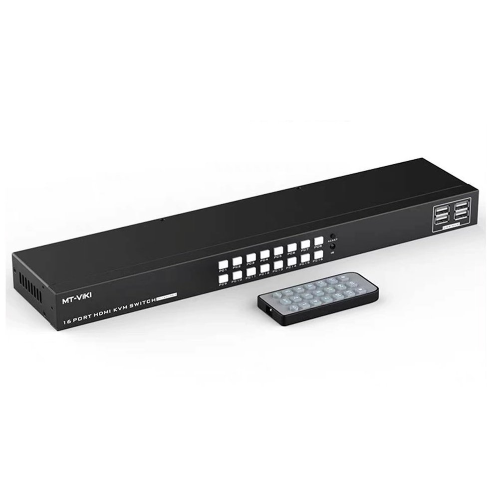 16 Ports USB Synchronizer Computers Sharing One Keyboard, Mouse, and Monitor Synchronizer HDMI Screen Split Control KVM Switch