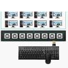 8 Ports Computer USB Synchronizer SwitcherSharing with One Set of Keyboard Mouse Controller, Plug and Play Multifunctional Distributor view 2