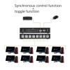 8 Ports Computer USB Synchronizer SwitcherSharing with One Set of Keyboard Mouse Controller, Plug and Play Multifunctional Distributor view 4