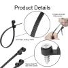 12-inch Black Screw-Hole Cable Ties, 100 lbs Tensile Strength, Screw-Mount Cable Ties/Cable Straps/Multi-Purpose Heavy-Duty Nylon Cable Ties (200-Pack) view 4
