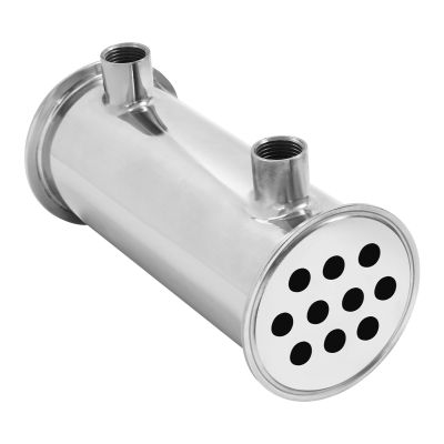 10-Hole 3" Stainless Steel Dephlegmator Condenser for Moonshine Still Column, 1/2" Female Thread Reflux Condenser