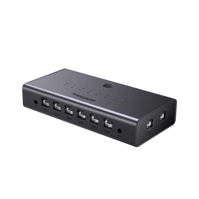 3D Synchronizer- KVM Switch Controller,8 Port USB Keyboard Mouse, Plug and Play Distributor, for Multiple PCS