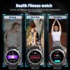 Military Smart Watches for Men (Answer/Make Calls), 1.39" HD Fitness Watches, Heart Rate/Sleep Monitor, 110+ Sports Modes Watch for Men, Waterproof Watch, 30Day, Watches for Android/iPhone, Black view 4