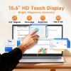HP 15.6" Touch Screen Laptop 2026-13th Gen Intel i3-1315U(Up to 4.5GHz),15.6 inch Anti-Glare Display, Wins 11 Pro, Wi-Fi 6, AI Copilot for Business & School, Patented KB Kit (16GB RAM + 512GB SSD) view 4