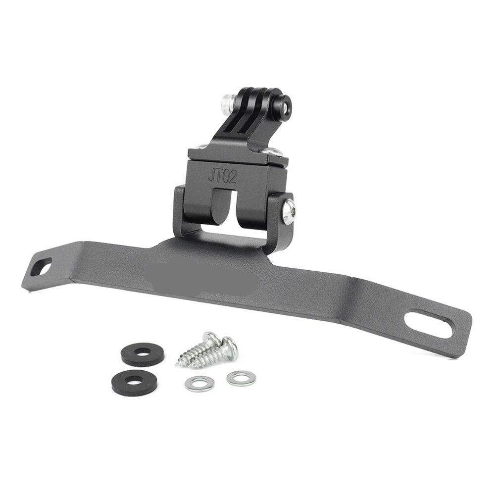 JINLE-FUN Motorcycle GPS Mount Navigation Plate Bracket Windshield Phone Stand Holder Compatible with Moto Guzzi V85TT 2019 2020 2021 2022 2023 2024(Type 4)