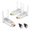 Wireless HDMI Transmitter and 2 Receivers, 500 FT/150M, 2.4G+5G Plug & Play, 1080P HD Audio and Video Transmission, Suitable for Laptops, Desktops, TV Boxes, Projectors to Monitors view 1