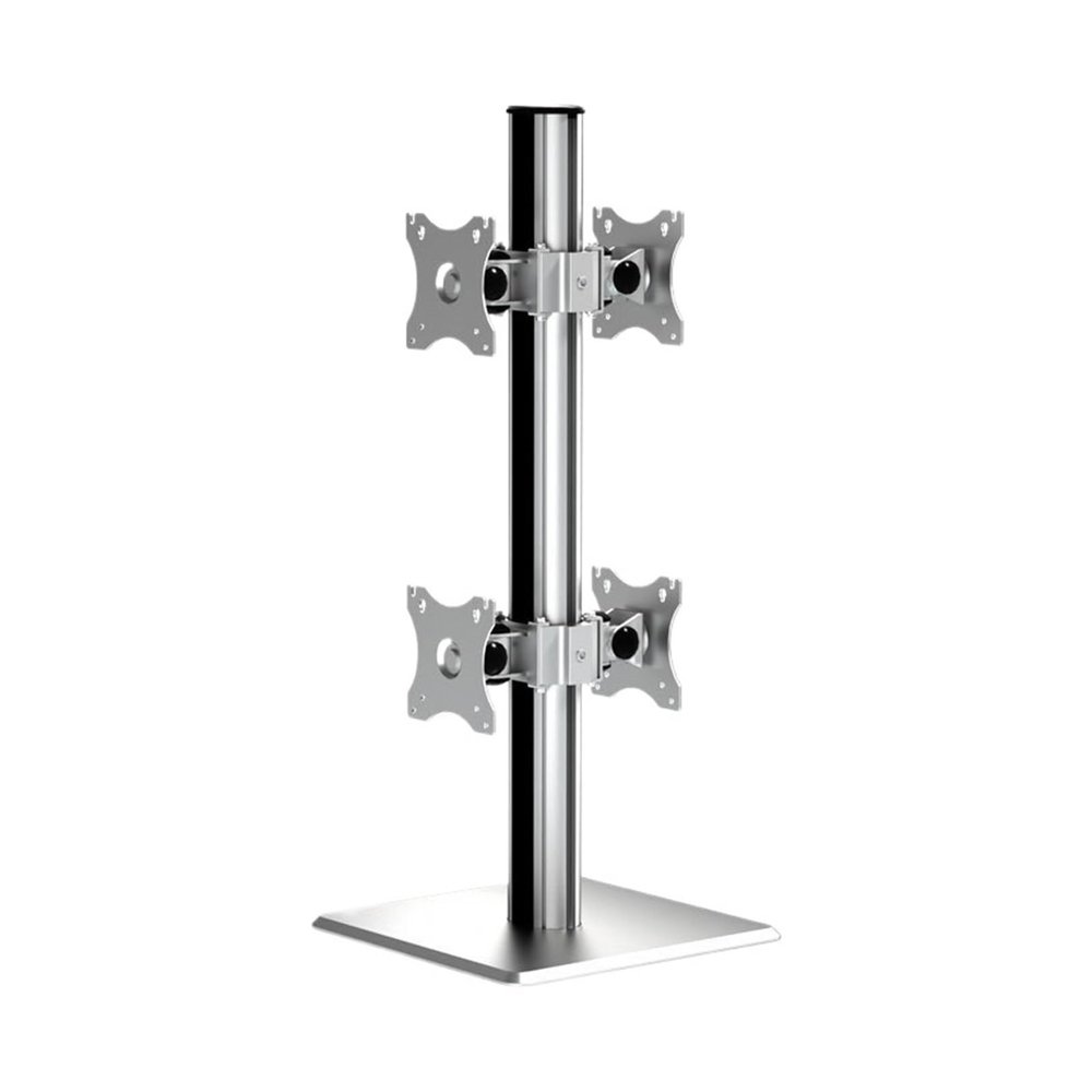 ADBWEKKF Back-to-back four-screen monitor stand(Silver70cm)