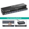 MT-VIKI KVM Switch 8 Port, 8X1 Rackmount KVM Switch VGA,Fit 1U 19'' Rack, Included 8 USB VGA KVM Cables & Power Adapter view 4