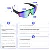 MOHEEN Al Smart Glasses with Camera 4K, Baseball Recording Glasses for Action Sports with Audio/Bluetooth, Wearable Tech Bluetooth Sunglasses for Outdoor Sports Cycling/Skiing/Baseball (Black) view 3