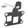 JINLE-FUN Motorcycle GPS Mount Navigation Bracket Support Holder Compatible with KTM 1290 Super Adventure S 2018-2020 1290 Super Adventure R 2017-2020(Type 2) view 1
