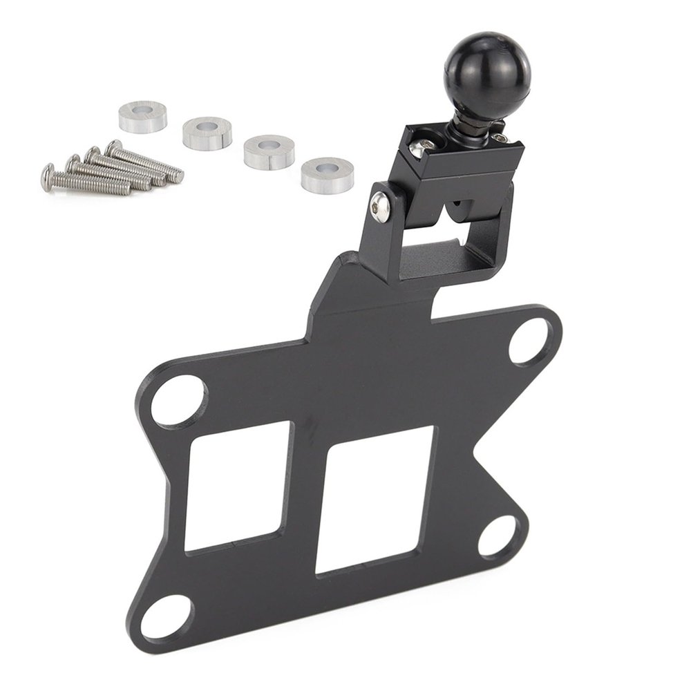 JINLE-FUN Motorcycle GPS Mount Navigation Bracket Support Holder Compatible with KTM 1290 Super Adventure S 2018-2020 1290 Super Adventure R 2017-2020(Type 6)
