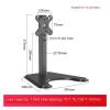ADBWEKKF Monitor stand rotation and height adjustment hole spacing(Chfitblack) view 2