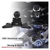 JINLE-FUN Motorcycle GPS Mount Compatible with Kawasaki Concours14 2008-2020 2021 2022 2023 2024 Handlebar Clamp GPS Phone Holder Navigation Bracket(Type 3) view 3