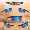 PohuStues Smart Sunglasses & Bluetooth Glasses - 2026 Latest Audio glasses for Men and Women with Hands-Free Calls, Music Play, and Voice Assistant, Ideal for Work, Sports, Daily Life(Gradient Blue) view 2