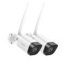 ANNKE 2 Pack 4K Add-On Wi-Fi Outdoor Security Cameras, Wireless Surveillance IP Cameras with Human Detection, 24/7 All-Day Monitoring, IP66 Waterproof, Two-Way Audio view 1