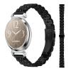 14mm Metal Band Fit for Garmin Lily 2 active/Lily 2 for WomenStainless Steel Replacement Straps Wristband With Adjustment link remove tool (BK) view 4