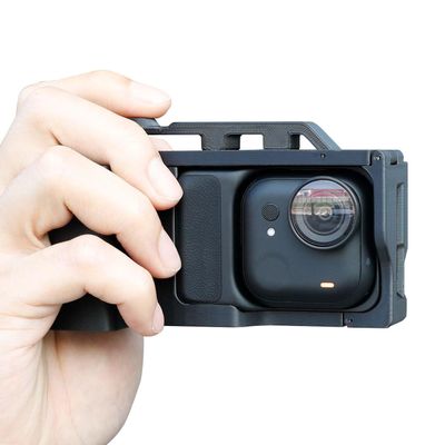 3D Printed Portable Grip for Insta360 GO Ultra, Quick Release Ergonomic Non Slip Holder, Sport Camera 360 GO Ultra Mini Expansion Adapter Handle.