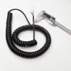 ACFFVBW Coiled Extension Cord, Retractable Coiled Coil Cord, 3 Core 22AWG Spring Spiral Cable Stretch 1-15 Meters Telescopic Wire Extension(Stretch 6 Meter) view 1
