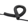 ACFFVBW Coiled Extension Cord, Retractable Coiled Coil Cord, 3 Core 22AWG Spring Spiral Cable Stretch 1-15 Meters Telescopic Wire Extension(Stretch 6 Meter) view 3