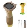 Buggy Lens for Kids, 2" IPS Screen 1000X Handheld Digital Microscope HD, Handheld Digital Microscope,Science Edu Fun Birthday Gifts for Children Students (Brown) view 1